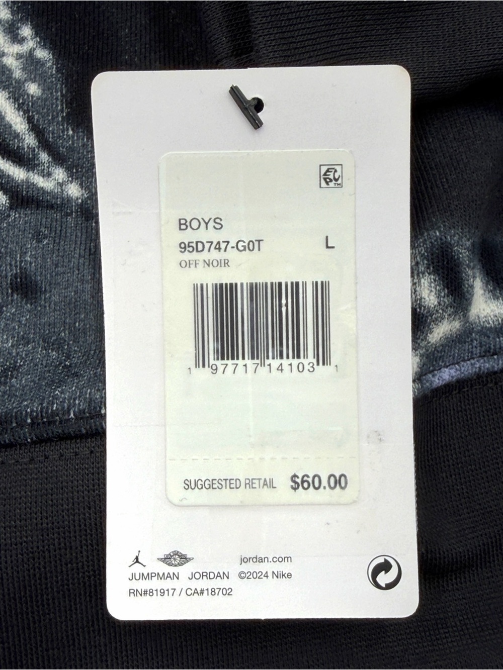 NWT Nike Air Jordan Boys MJ MVP Championship Rings Pullover Hoodie Size L - Picture 14 of 16